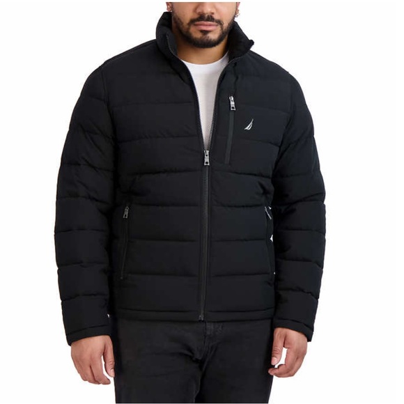 Nautica Men's Quilted Puffer Jacket - Picture 1 of 8